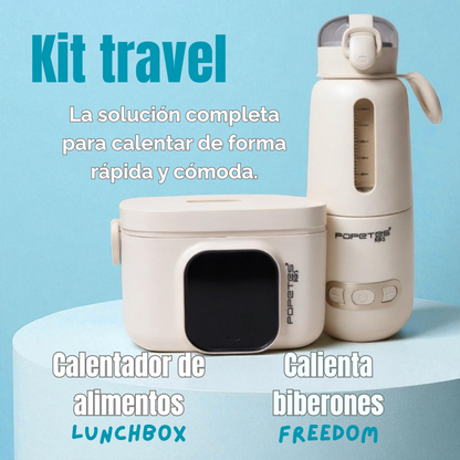 Kit de alimentación Portátil TRAVEL | Popetes Kids