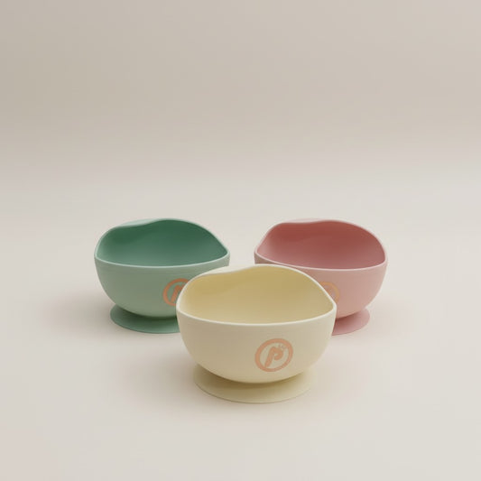 Cuenco o bowl de silicona para bebé SMOOTH |  Popetes Kids